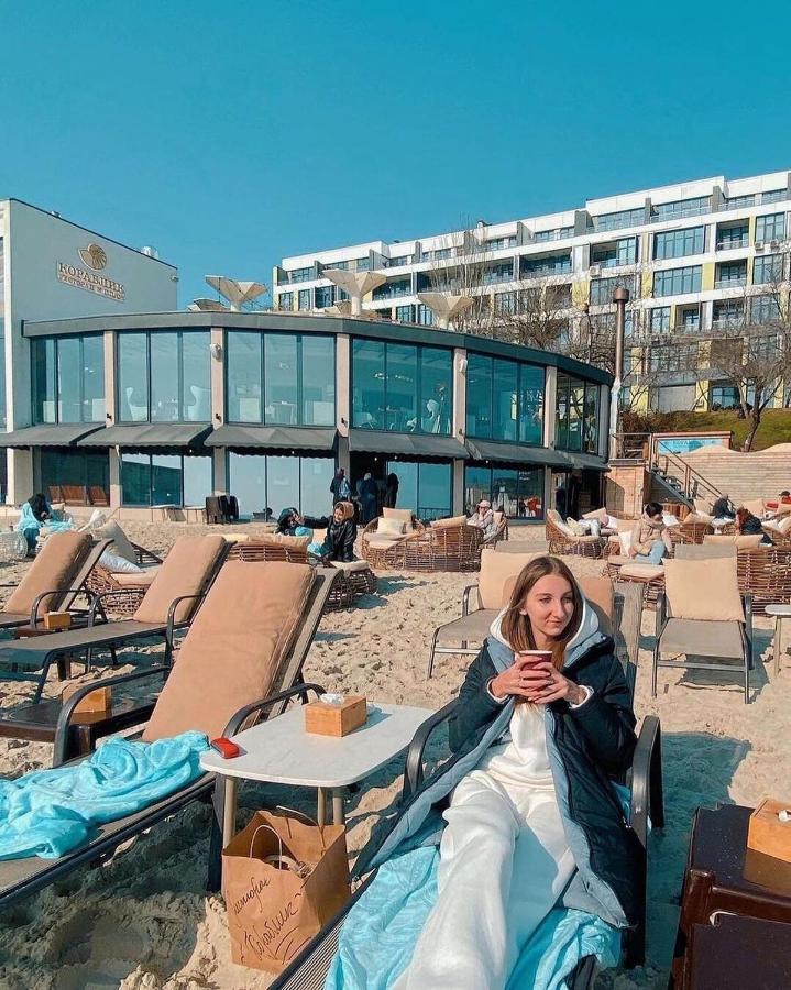 Апартаменты У Моря Magnit Первая Линия Oldenburg Bagian luar foto